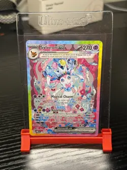 Pokemon TCG Sylveon EX Holo Prismatic Evolutions Card 156/131 M/Nm English - Image 3