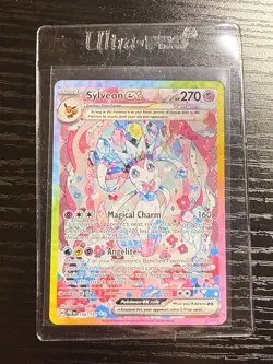 Pokemon TCG Sylveon EX Holo Prismatic Evolutions Card 156/131 M/Nm English - Image 5