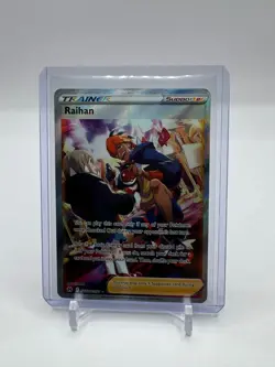 Raihan GG65/GG70 Full Art Trainer Ultra Rare Crown Zenith 2023 Pokemon NM - Image 1