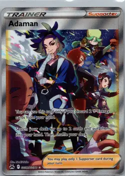 Pokemon TCG Adaman GG57/GG70 SWSH: Crown Zenith: Galarian Gallery Holo Full Art - Image 1
