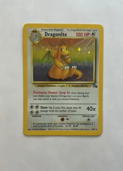 Pokemon TCG Dragonite Mewtwo Vaporeon + More Base Set Fossil Jungle Holo Rare - Image 2