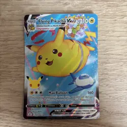 Pokemon TCG Flying Pikachu VMAX Holo Ultra Rare 007/025 - Image 1
