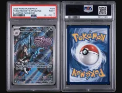 Pokemon 2025 Destined Rivals Team Rockets Weezing IR #199/182 PSA 9 - Image 3
