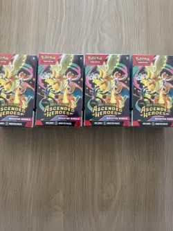 pokemon ascended heroes booster bundle lot of 4 - Image 1