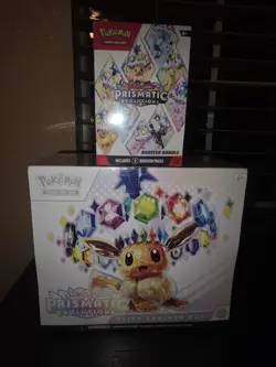 Prismatic Evolutions ETB and Booster Bundle Sealed Pokemon Lot Rare - Image 1