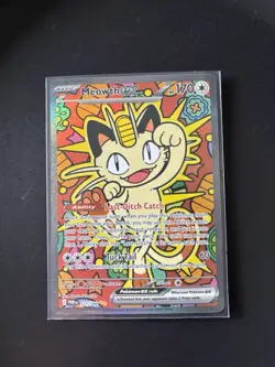 Pokemon Meowth ex 121/088 ENGLISH Perfect Order SIR - Image 1