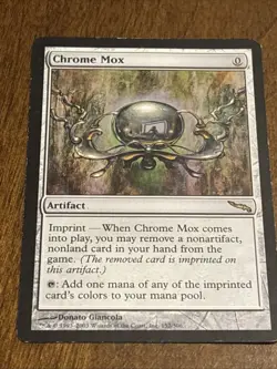 Magic the Gathering Chrome Mox Mirrodin Card Lightly played - Image 1