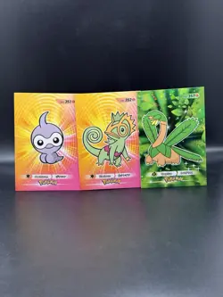 Castform Kecleon Tropius Database 3 Cracked Ice Holo Hoenn Pokemon - Image 1