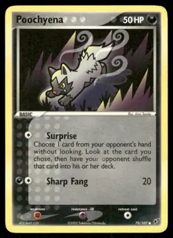 Pokemon Tcg Poochyena #70 Pokemon Deoxys LP - Image 1