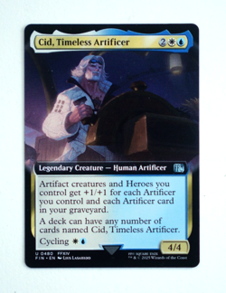 Cid Timeless Artificer MTG Final Fantasy EN Borderless Card #480~Fresh Pull (NM) - Image 1