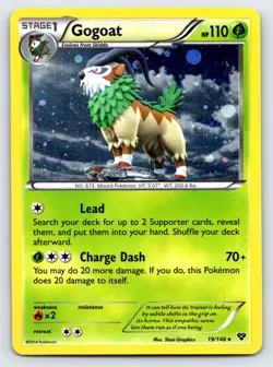 Gogoat (Cosmos Holo) 019/146 Holo Promo Blister Exclusives Pokemon LP - Image 1