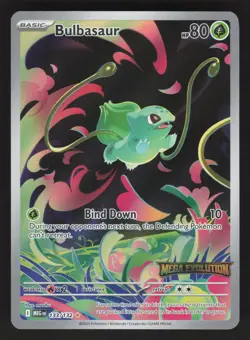 Bulbasaur 133/132 Pokemon TCG Mega Evolution Stamped Promo NM - Image 1