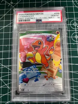 Charmander 038 - Pokemon First Partner Illustration Series 1 Promo - PSA 10 - Image 1