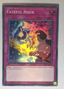 Fateful Hour - SAST-EN075 - Super Rare 1st Edition - Yugioh - Image 1