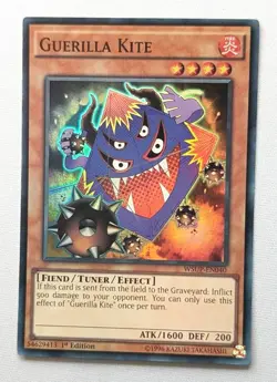 Guerilla Kite - Super Rare WSUP-EN040 1st Edition YUGIOH - Image 1