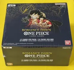 Romance Dawn ONE PIECE Booster Box (Blue Bottom) OP-01 SEALED - Image 1
