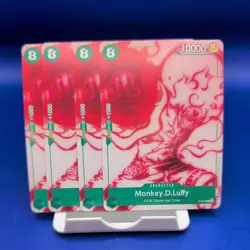 Monkey D. Luffy Playset - P-061 x4 - Starter Deck 16 - One Piece TCG - English - Image 2