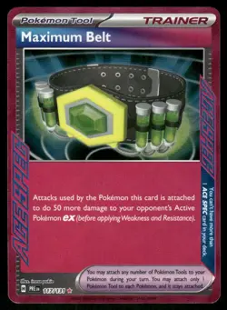 Maximum Belt 117/131 Holo Prismatic Evolutions Pokemon TCG trading card - Image 1