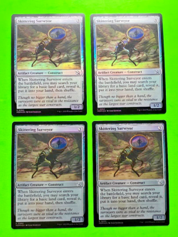 MTG March of the Machine ( Skittering Surveyor ) Lot of 4 FOIL Cards 0264 - Image 1