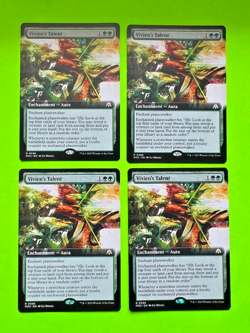 MTG March of the Machine ( Vivien's Talent ) Extended Art 4 Cards 0086 - Image 1