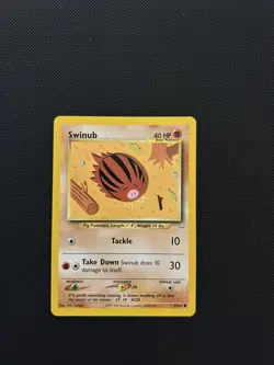 Swinub 57/64 | Neo Revelation | Non Holo Pokemon Card Mint - Image 1