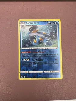 Swampert 064/264 Reverse Holo Fusion Strike Pokemon Card TCG - Image 1