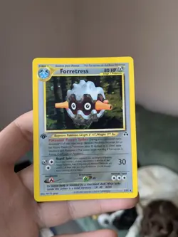 1st Edition Forretress Holo *Swirl* 2/75 Neo Discovery Pokemon Card 2001 PSA TCG - Image 1