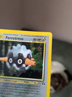 1st Edition Forretress Holo *Swirl* 2/75 Neo Discovery Pokemon Card 2001 PSA TCG - Image 2