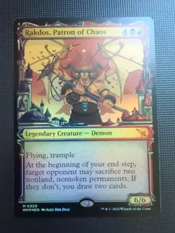 Rakdos, Patron of Chaos (Showcase) (0320) Murders at Karlov Manor Foil - Image 1