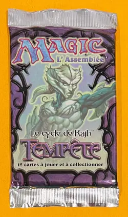 MTG TEMPEST Booster Pack (French) Sealed (OldManMTG 008-779) - Image 1