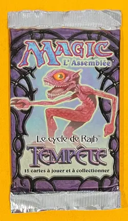 MTG TEMPEST Booster Pack (French) Sealed (OldManMTG 008-785) - Image 1