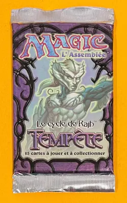 MTG TEMPEST Booster Pack (French) Sealed (OldManMTG 008-778) - Image 1
