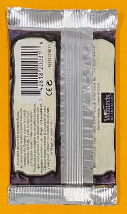 MTG TEMPEST Booster Pack (French) Sealed (OldManMTG 008-778) - Image 2