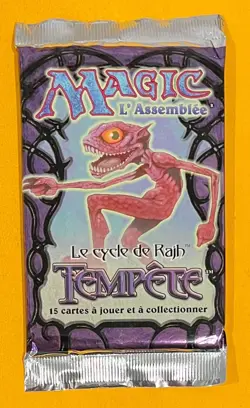 MTG TEMPEST Booster Pack (French) Sealed (OldManMTG 008-782) - Image 1