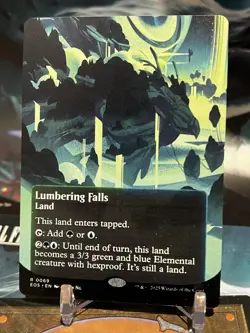 MTG | Lumbering Falls (0069) (Borderless) [EOE] NF - Image 1