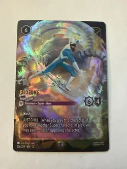 Disney Lorcana - 226/204 Frozone - Super Cool (Enchanted) - Wilds Unknown - NM - Image 1