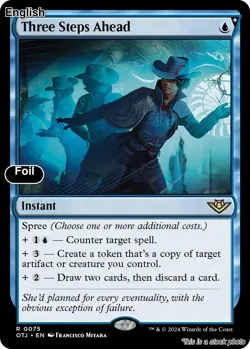 Three Steps Ahead EN [OTJ - 75] - LP [Foil] TCG MTG - Image 1