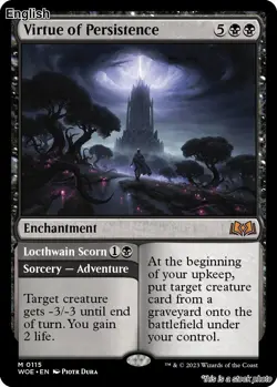 Virtue of Persistence EN [WOE - 115] - NM TCG MTG - Image 1