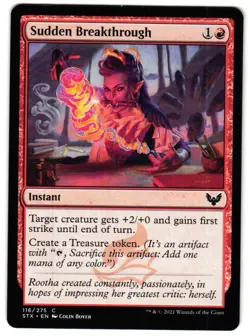 Sudden Breakthrough 116 C Strixhaven: School of Mages NM MTG - Image 1