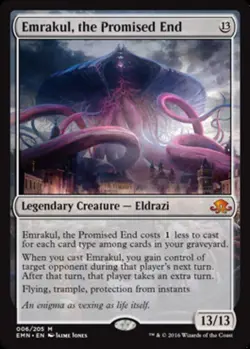 Emrakul, the Promised End - Foil Magic mtg Light Play, English Eldritch Moon x1 - Image 1