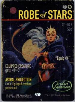 Robe of Stars (Showcase) (M) #121 Special Guests MTG NM - Image 1