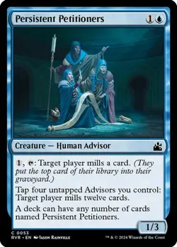 Persistent Petitioners NM Ravnica Remastered [RVR] MTG Blue Near Mint Regular - Image 1