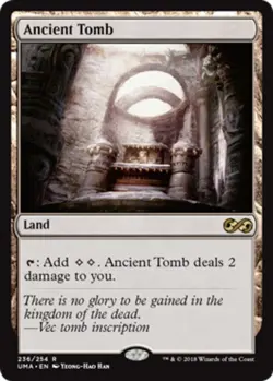 Ancient Tomb Magic mtg Light Play, English Ultimate Masters x1 - Image 1