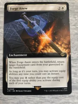 MTG Magic 1 x Forge Anew #349 x 1 - LTR - Borderless FREE SHIPPING - Image 1