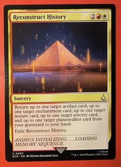 MAGIC, MTG: RECONSTRUCT HISTORY/ACR /UNCOMMON #0097/ NM, REGULAR FINISH - Image 1