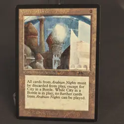 MTG Arabian Nights "City in a Bottle" Very Clean LP English - Image 1