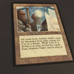 MTG Arabian Nights "City in a Bottle" Very Clean LP English - Image 3