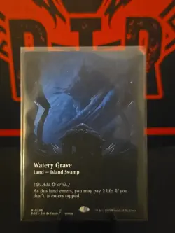 1x Watery Grave ~~ Borderless NM-Mint, English Edge of Eternities MTG Magic - Image 1
