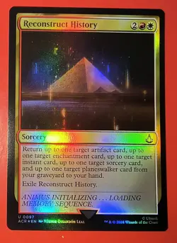 MAGIC, MTG: RECONSTRUCT HISTORY/ACR /UNCOMMON #0097/ NM, FOIL FINISH - Image 1
