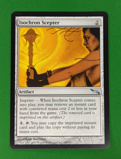 MTG TCG - Isochron Scepter - Mirrodin - 188/306 - Uncommon Non-Foil - LP - Image 1